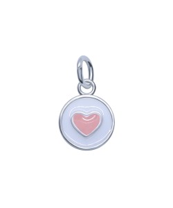 Mini Heart Shaped Silver Charms CH-319-A